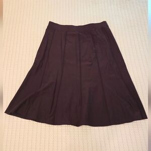 Eileen Fisher purple short A Line skirt size S EUC